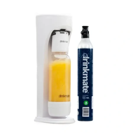 DRINKMATE OMNIFIZZ WHITE + CO2 CYLINDER